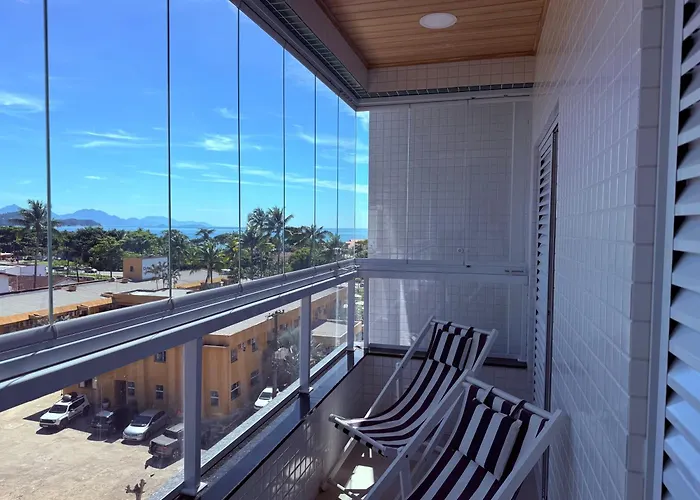 Apt Toninhas 4 Min A Pe Ate A Praia, Piscina, Churrasqueira E Ar Condicionado